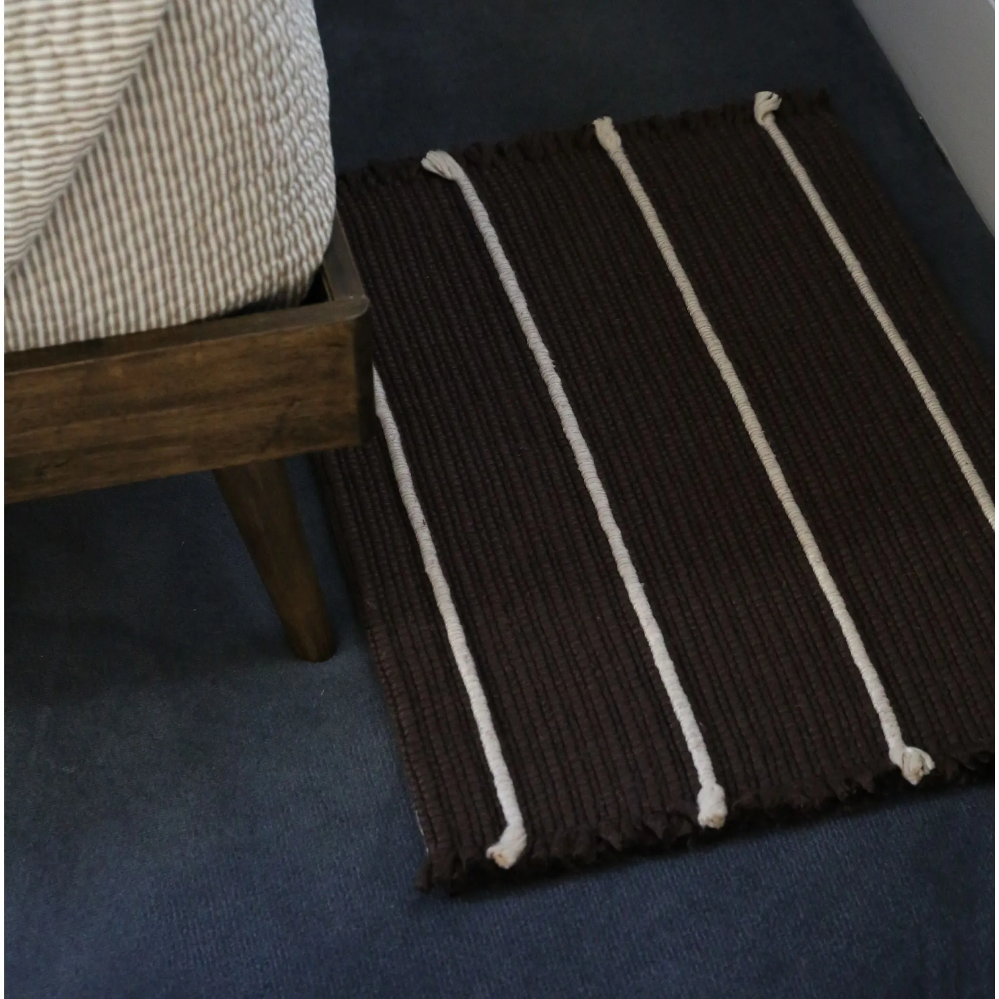 OYOY Putki Recycled Doormat, L76cm, Choc