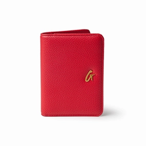 Mega Discount Event Pebble Passport Holder - Red