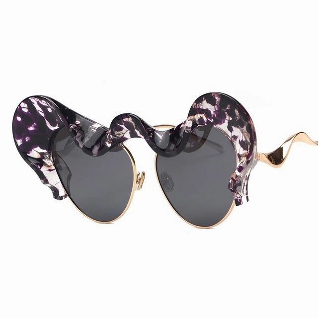 Grab Save Today Unique Women'S Fashion Cat Eye Sunglasses -Black,Brown,Silver,Rose Gold