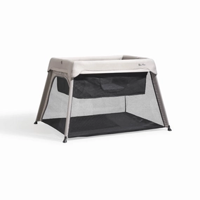 Mega Hot Offer Exclusive Holiday Deal Silver Cross Slumber 3-In-1 Travel Cot - Stone