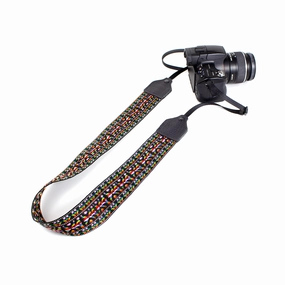 Perri'S Leathers Ltd. Hootenanny Camera Strap, Pink/Black Instant Hot Deal Special Online Offer