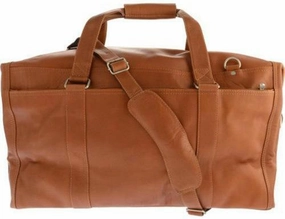 Sale Ending Soon Exclusive Savings Event Piel Leather Extra Large Zip-Pocket Duffel, Saddle, One Size