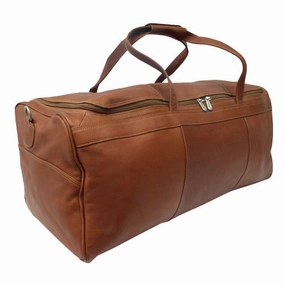MustHave Deals Today Only Discount Alert Piel Leather Traveler'S Select Large Duffel Bag, Saddle, One Size