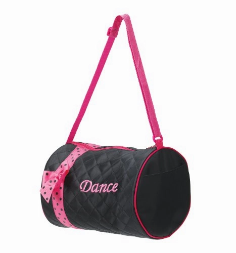 Pink Polka Dot Duffel (12" X 12") (Pink Polka Dot) Daily Special Offer