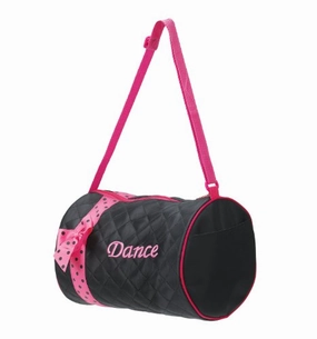 Pink Polka Dot Duffel (12" X 12") (Pink Polka Dot) Daily Special Offer
