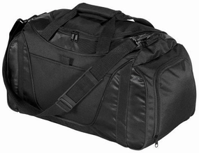 Daily Special Offer Port & Company Small Two-Tone Duffel, Black