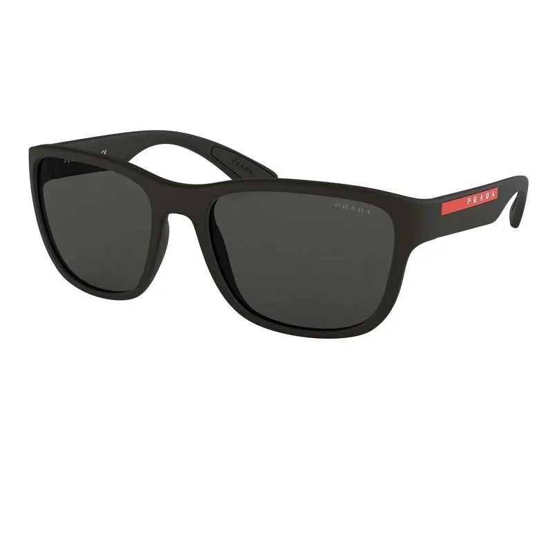 Prada Linea Rossa Ps 01Us Active Dg05S0 Black Rubber Grey Lens Limited Edition Offer Limited Offer Alert