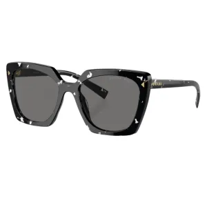 Prada Pr 23Zs 15S5Z1 - Black Crystal Tortoise Frame Dark Grey Lenses Dont Miss Todays Deal