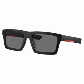 Prada Linea Rossa Ps 02Zsu 1Bo02G 55 - Matte Black Frame Dark Grey Polarized MustHave Steals Best Seller Deal