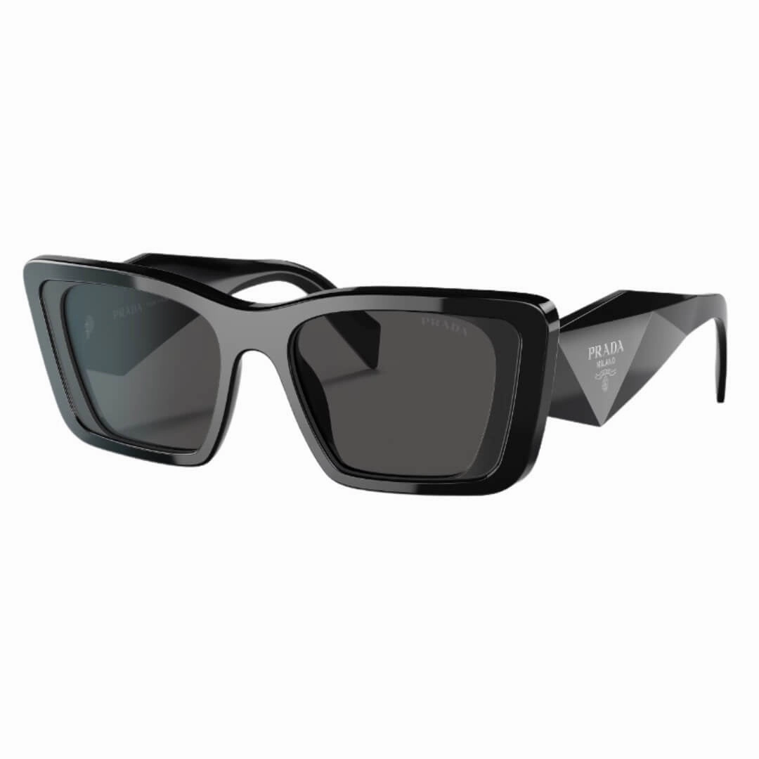Prada Pr 08Ys 1Ab5S0 - Black Frame, Dark Grey Lenses Save More Online
