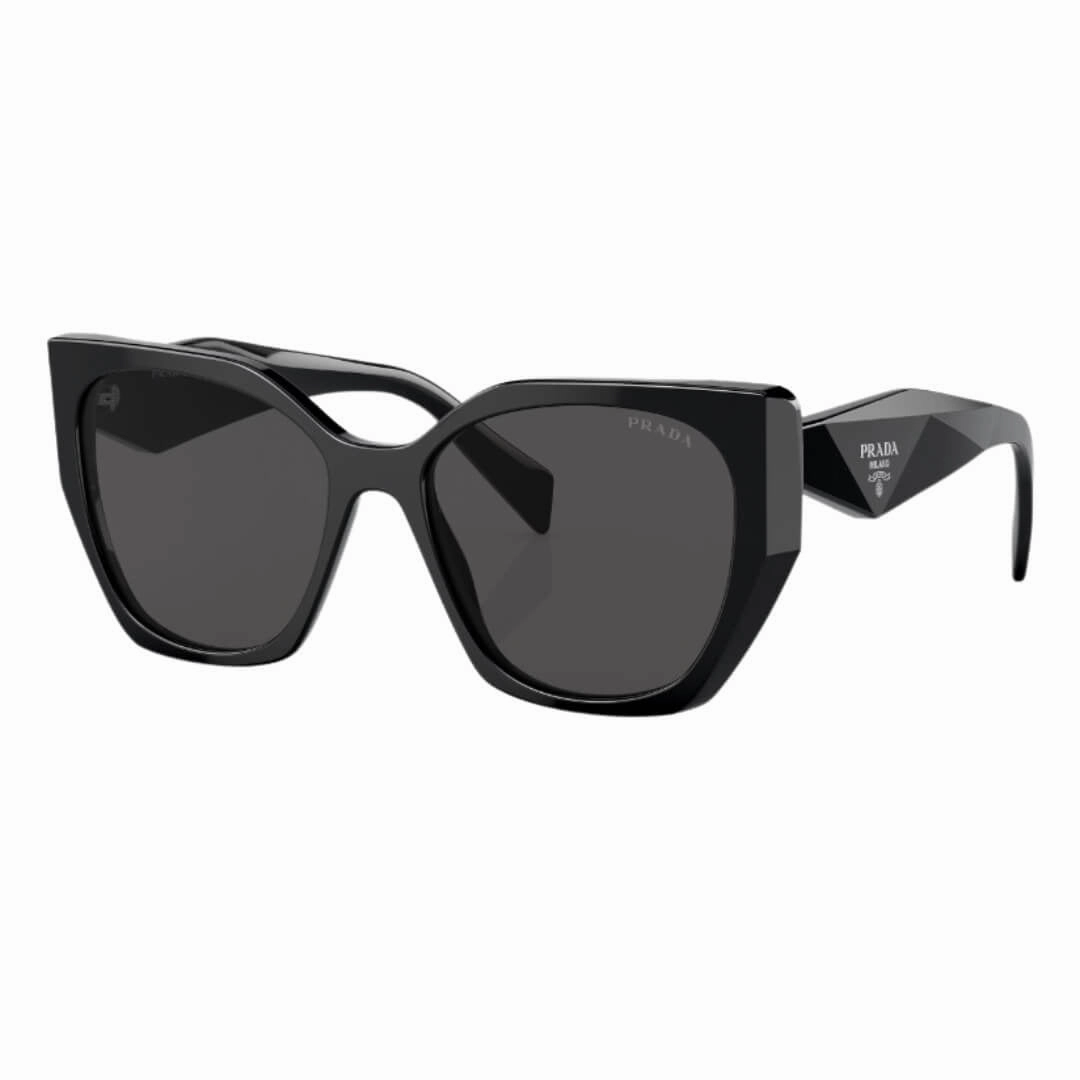 Gift Sale Event Big Savings Alert Prada Pr 19Zs 1Ab5S0 - Black Frame, Dark Grey Lenses