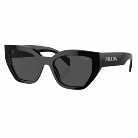 Prada Pr A09S 1Ab5S0 - Black Frame And Dark Grey Lenses Limited Stock Offer Exclusive Online Offer
