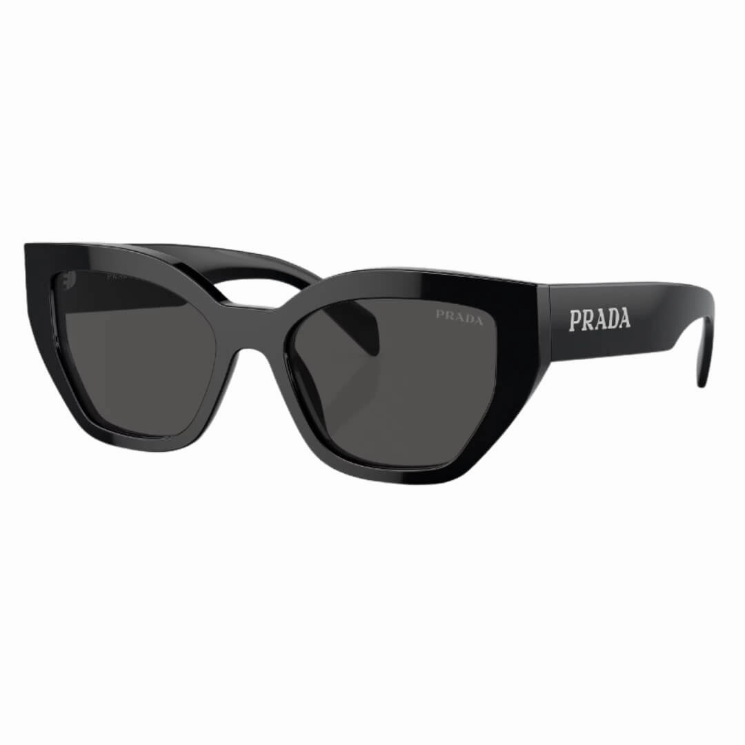 Prada Pr A09S 1Ab5S0 - Black Frame And Dark Grey Lenses Limited Stock Offer Exclusive Online Offer