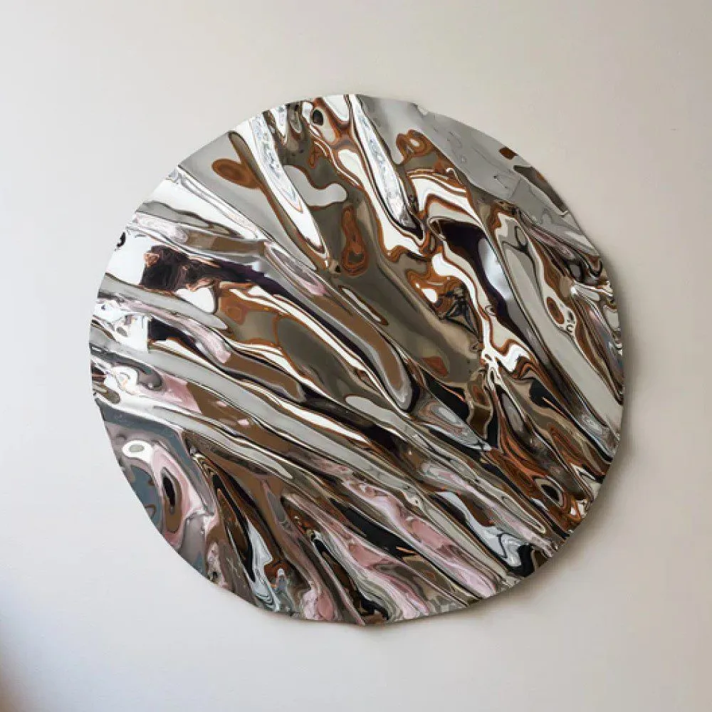 PRE-ORDER | CAIA LEIFSDOTTER Round Psychedelic Mirror/Wall Sculpture C 3 Sizes
