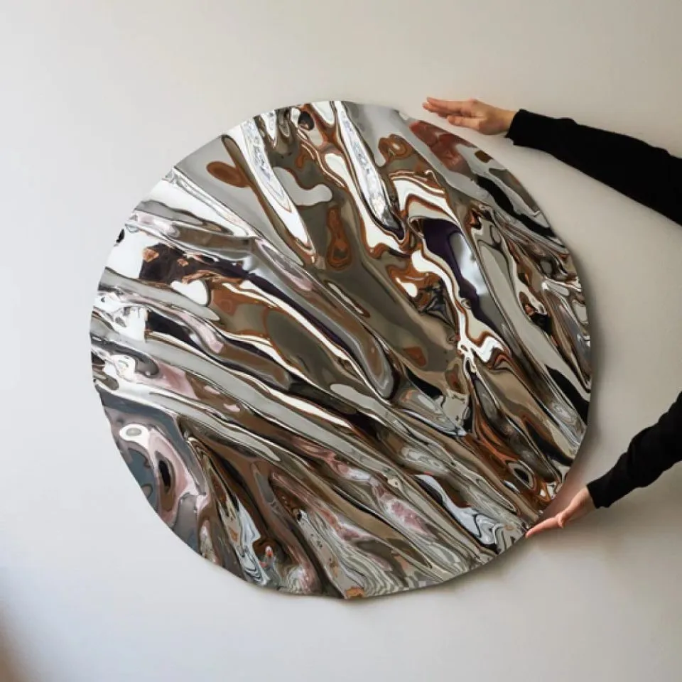 PRE-ORDER | CAIA LEIFSDOTTER Round Psychedelic Mirror/Wall Sculpture C 3 Sizes