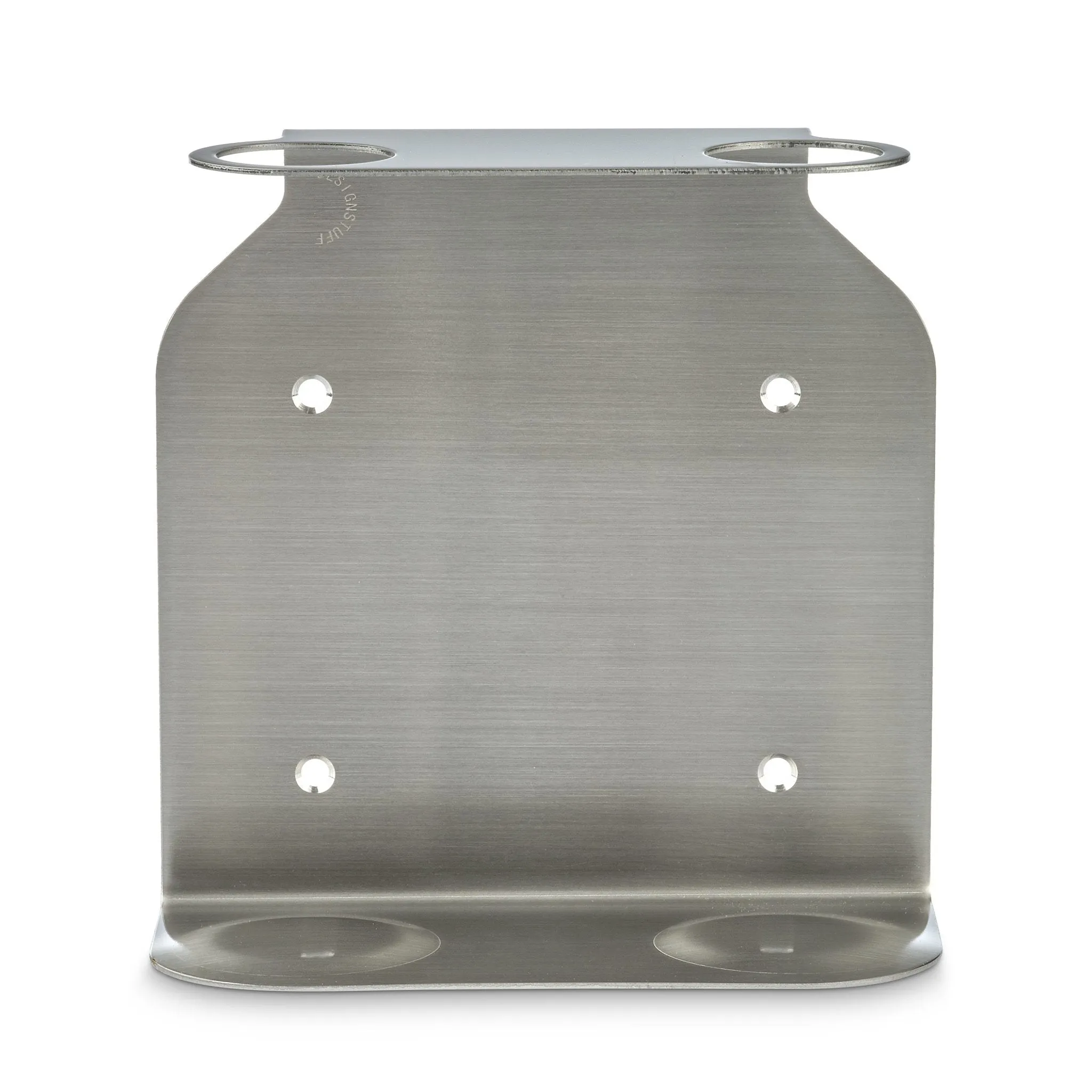 PRE-ORDER  DESIGNSTUFF Dual Soap Dispenser Holder, Brushed Steel