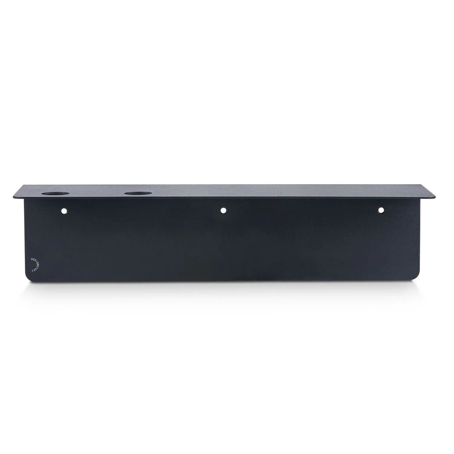 PRE-ORDER  DESIGNSTUFF Shelf Dual Soap Dispenser Holder, Black