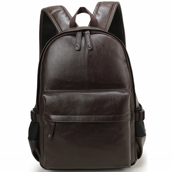 Today Only Special Preppy Style Pu Leather Men'S School/College Backpack - Brown,Chocolate,Black