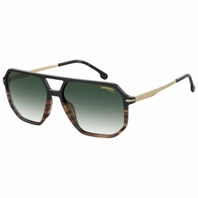 Perfect Gift Offer Hot Offer Inside Carrera 324/S Wr7/599K Unisex Aviator Sunglasses - Black Havana/Green Mirror