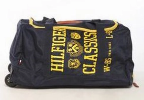 Tommy Hilfiger Varsity Duffel Travel Bag On Wheels Shop Grab Now Mega Discount Event