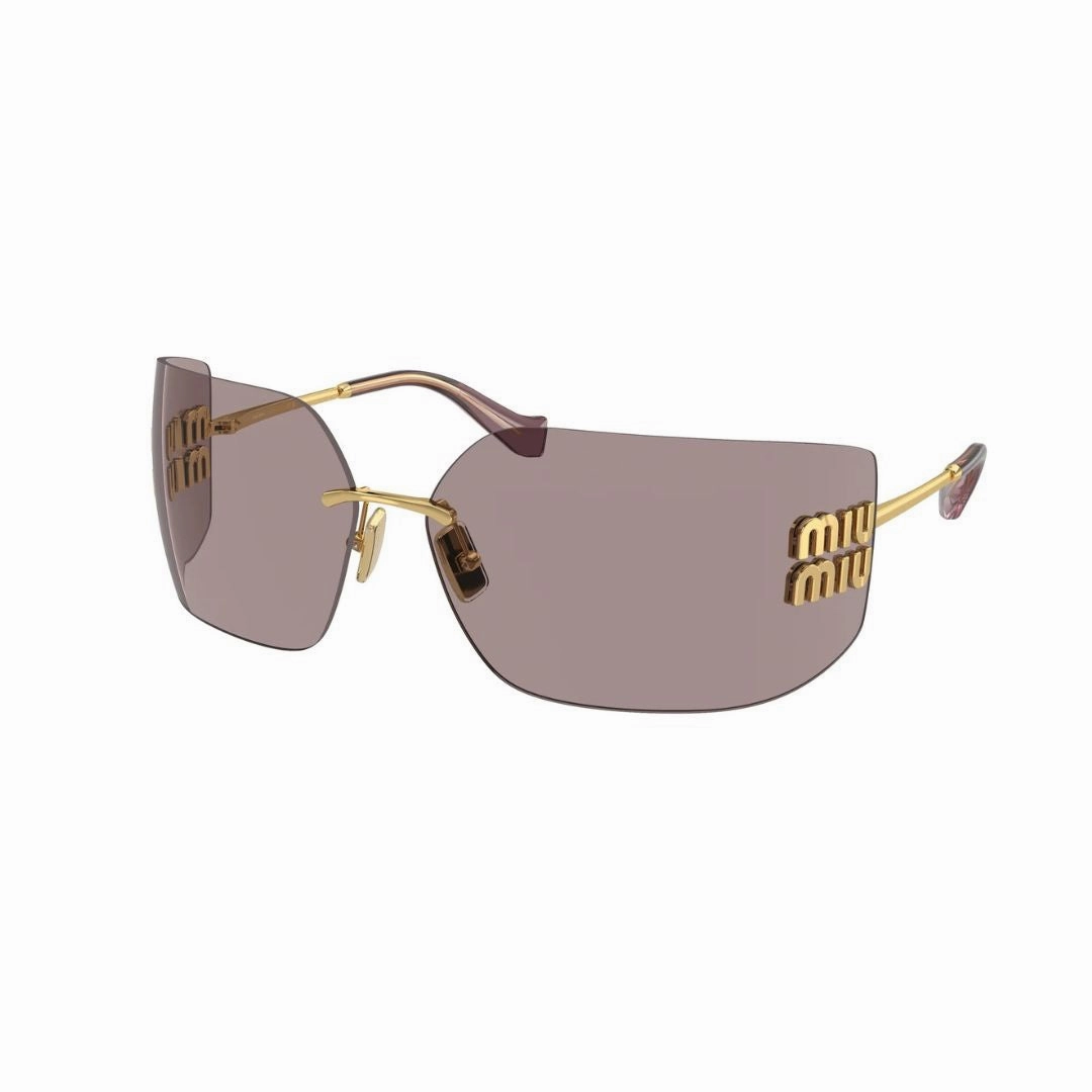 Miu Miu Mu 54Ys 5Ak06I WomenS Sunglasses C Gold Frame, Light Purple Brown Lenses Limited Time Hot Deal Grab Your Hot Pick