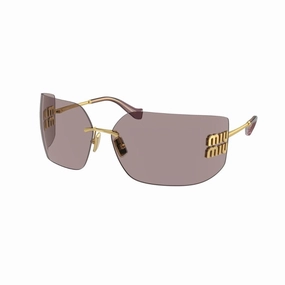 Miu Miu Mu 54Ys 5Ak06I WomenS Sunglasses C Gold Frame, Light Purple Brown Lenses Limited Time Hot Deal Grab Your Hot Pick