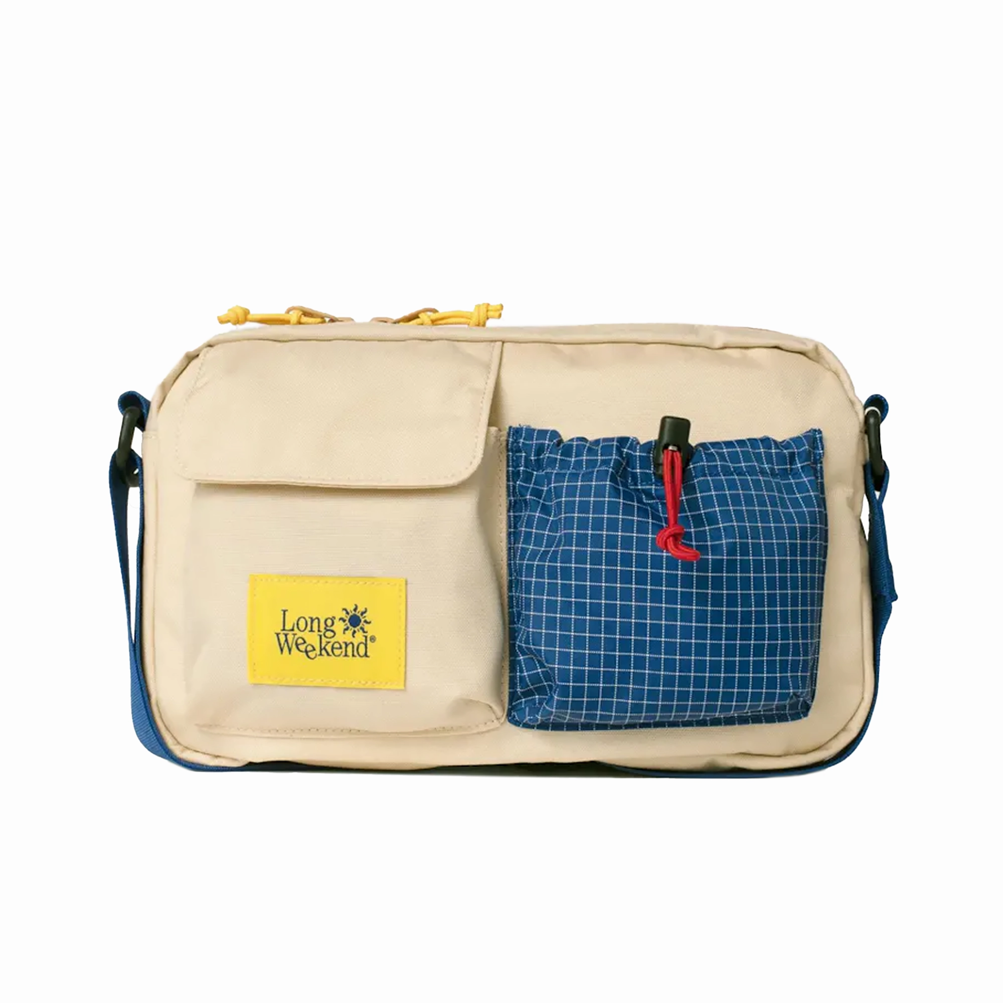 Long Weekend Santa Fe Shoulder Bag - Creme Multi Clearance Blowout