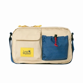 Long Weekend Santa Fe Shoulder Bag - Creme Multi Clearance Blowout