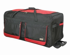 Geoffrey Beene 36 Inch Duffel Wheeler, Black/Red, One Size Hot Offer Event Flash Sale Alert Now
