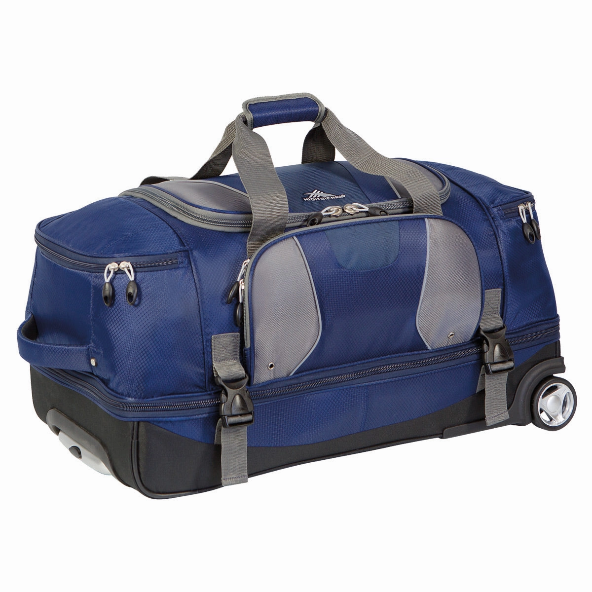 Shop the Savings Clearance Savings Now High Sierra Exceed 34In Drop-Bottom Wheeled Duffel