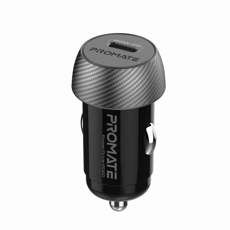Trendy Picks Today Promate 20W Pd Mini In-Car Phone & Device Charger With 1X Usb-C Port