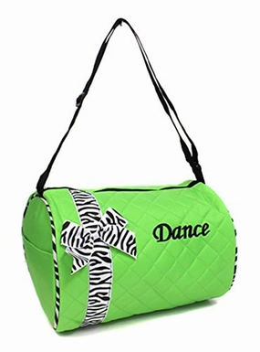 Quilted Duffel Dance Bags (Lime Green) Price Slash Today Hot Item Clearance
