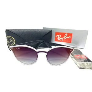 Dont Wait Save Ray-Ban Blaze Rb4380N 6355U0 Transparent - Grey Lenses (Nylon)