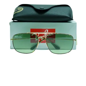 Perfect Gift Offer Ray-Ban Colonel Rb3560 91034M Tortoise - Steel - Green Lenses