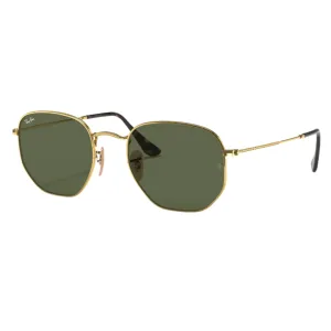 Ray-Ban Hexagonal Flat Lenses Rb3548N 001 Gold Grab Save Today
