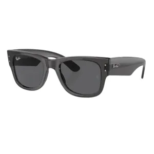 Ray-Ban Mega Wayfarer Rb0840S 1406B1 - Transparent Black With Grey Lens Hot Offer Ending Soon