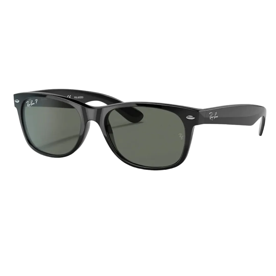 Clearance Event Alert Ray-Ban Rb2132 New Wayfarer 901/58 Green Polarized Sunglass