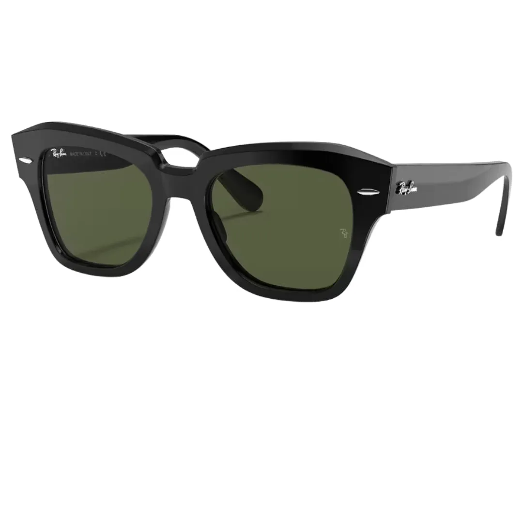 Sweet Deal Inside Ray-Ban Rb2186 901/31  49-20 Wayfarer State Street Sunglasses