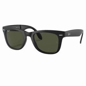 Ray-Ban Folding Wayfarer Rb4105 601S 50 - Black Frame With Green Lens Shop the Best Deals Hot Item Clearance