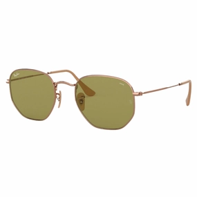 Limited Time Discount Ray-Ban Hexagonal Evolve Rb3548N 91314C Copper - Green Lenses (Metal)