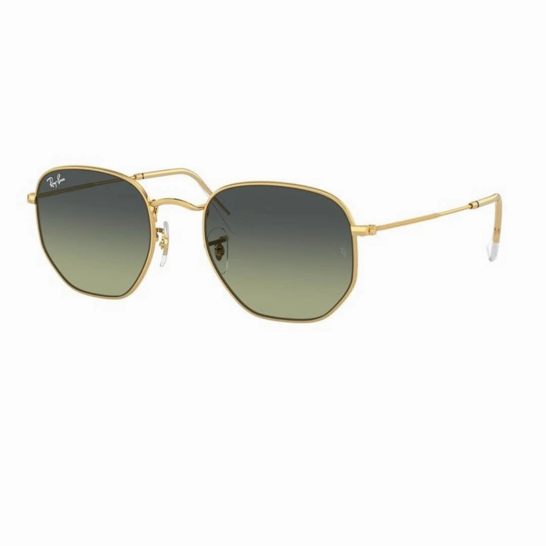 Ray-Ban Hexagonal Rb3548 001/Bh 51 Arista Gold Frame, Green Vintage Lens Big Price Drop