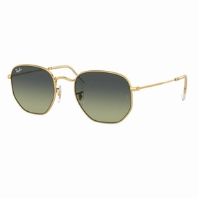 Ray-Ban Hexagonal Rb3548 001/Bh 54 Arista Gold Frame, Green Vintage Lens Trending Savings Now