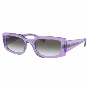 Dont Wait Save Ray-Ban Kiliane Rb4395 66858E - Transparent Violet With Light Grey Lens