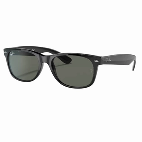 Ray-Ban New Wayfarer Rb2132 901 - Black Frame With Green Lens Flash Sale Now Mega Hot Offer