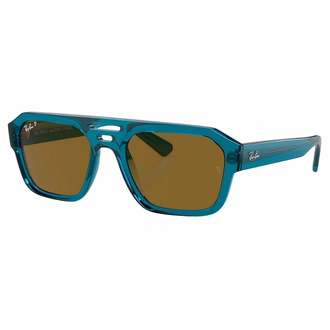 Exclusive Savings Event Limited Time Discount Ray-Ban Rb4397 668383 Polarized - Light Blue & Dark Brown Lens