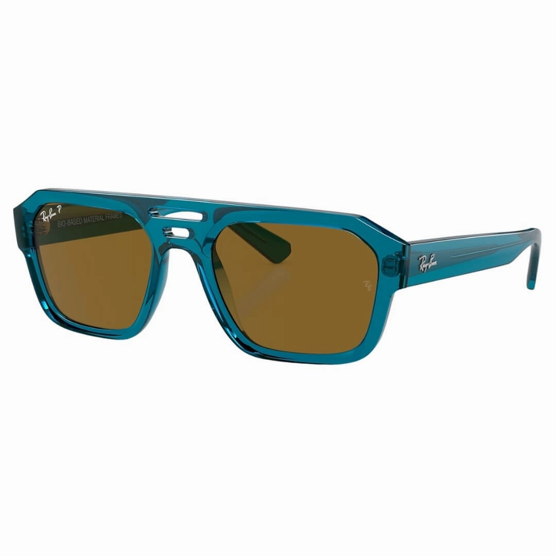 Flash Pick Today Instant Discount Ray-Ban Rb4397 668383 Polarized - Light Blue & Dark Brown Lens