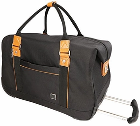 Ricardo Beverly Hills Mar Vista 2.0 20-Inch Rolling City Duffel Bag, Black Last Chance Steal Shop Smart Deals