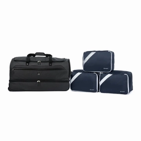 Roadtrip 30" Drop-Bottom Rolling Duffel With Packing Cubes Trending Today Steal