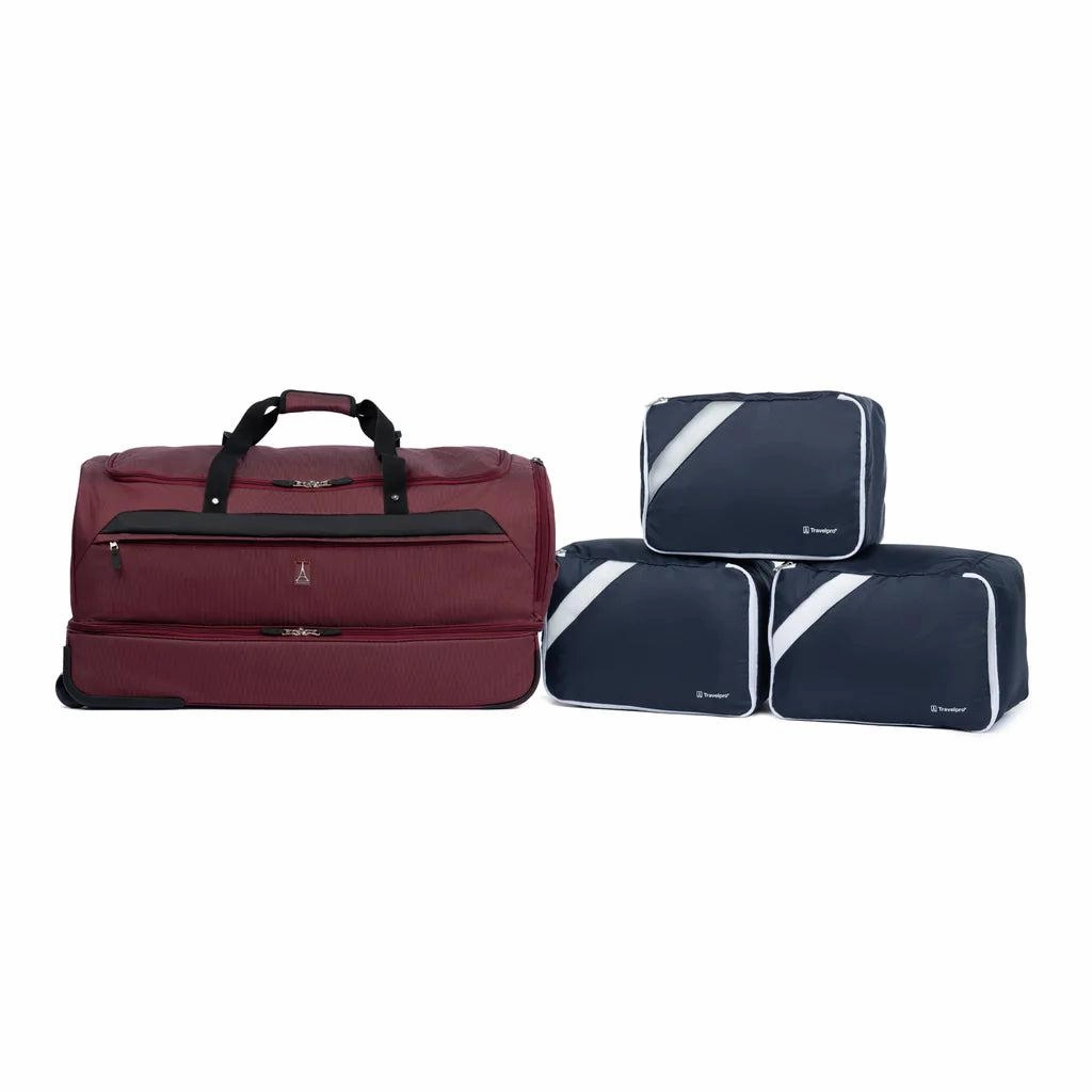 Roadtrip 30" Drop-Bottom Rolling Duffel With Packing Cubes Limited Offer Alert
