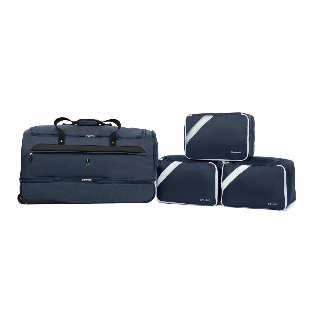 Roadtrip 30" Drop-Bottom Rolling Duffel With Packing Cubes Limited Time Discount Shop Smart Deals
